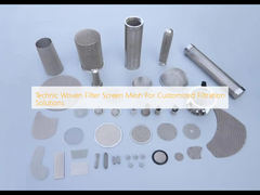 Maquillaje de pantalla de filtro tejido técnico para soluciones de filtración personalizadas
