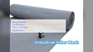 Malla de filtro industrial 2-600 tejido trenzado de acero inoxidable